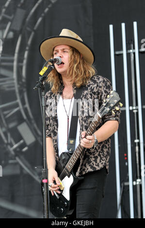 Rock on the Range 2016 Music Festival at MAPFRE Stadium in Columbus, OH, USA  Featuring: The Struts Where: Columbus, Ohio, United States When: 22 May 2016 Stock Photo