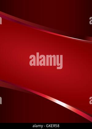 Red background with glossy elements Stock Vector