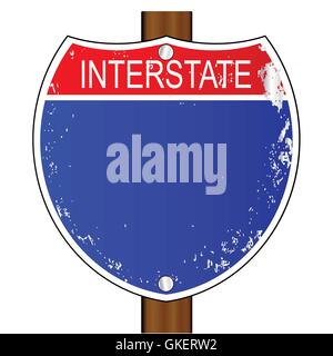 Interstate Sign Stock Vector