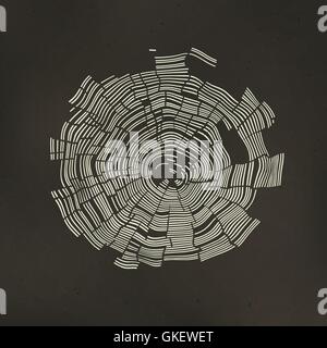 Tree Rings Background. Template for annual reports, brochures, e Stock Vector