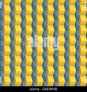 Abstract blue-yellow seamless texture Stock Vector