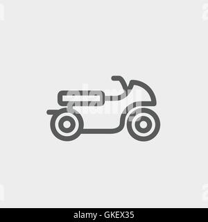 Motor thin line icon Stock Vector