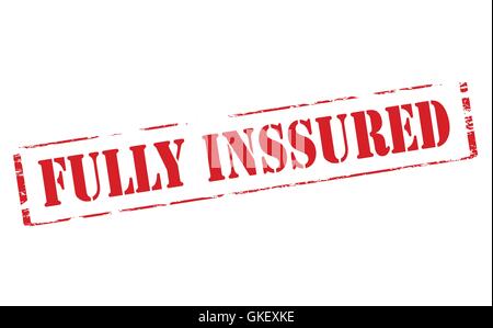 Fully insured Stock Vector