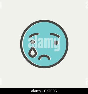 Scared face linear icon. Smiley with open mouth. Thin line illustration.  Screaming emoticon. Contour symbol. Vector isolated outline drawing 3769921  Vector Art at Vecteezy