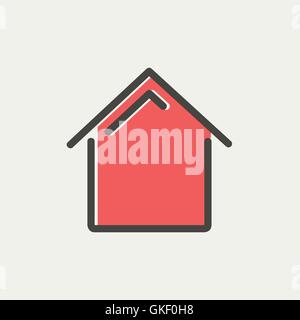 Interior thin line icon Stock Vector