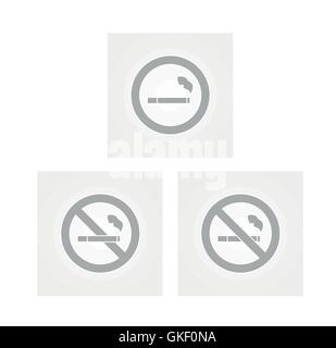 cigarette signs Stock Vector