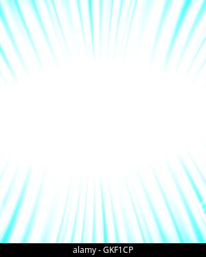 background of blue luminous rays. Stock Vector