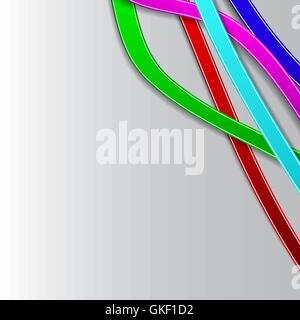 Abstract background with colored lines Stock Vector