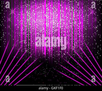 Abstract blurred glowing background with sparks. Stock Vector