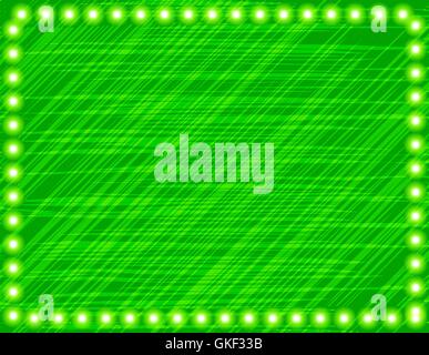 abstract green illustration. Colored glowing background Stock Vector