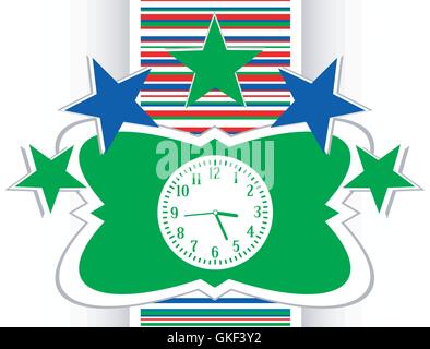 Clock icon button vector Stock Vector