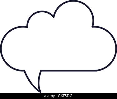 thought bubble icon Stock Vector