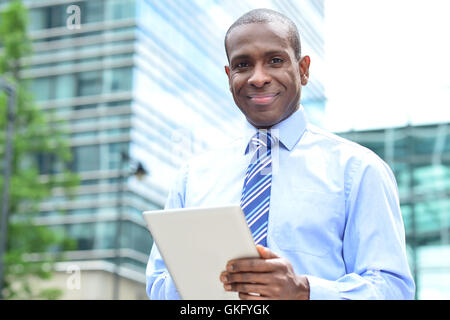 guy office hand Stock Photo