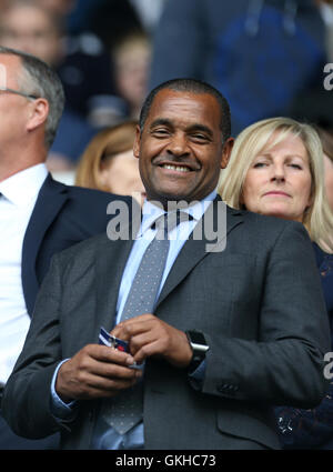 Crystal Palace coach Mark Bright during the Premier League match at White Hart Lane, London. Stock Photo