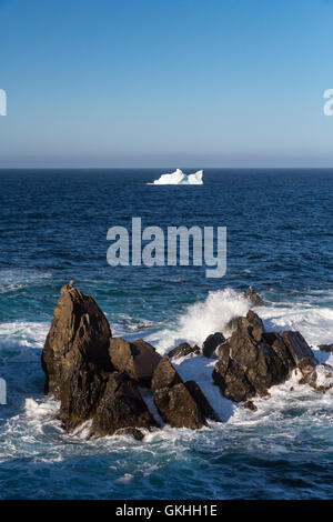 The rugged Cape Bonavista coastline in Newfoundland and Labrador, Canada. Stock Photo