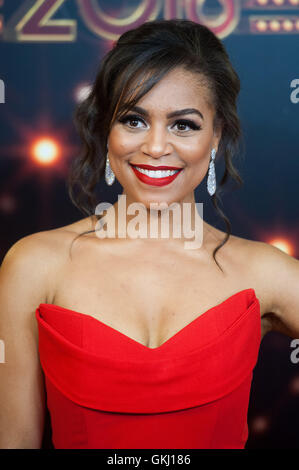 2016 British Soap Awards held at Hackney Town Hall - Arrivals.  Featuring: Trisha Merry Where: London, United Kingdom When: 28 May 2016 Stock Photo