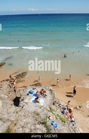 El Sardinero beach. Santander, Spain. Stock Photo
