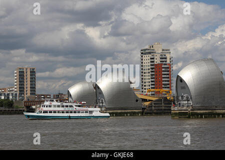 Thames Barrier, London, England, UK. Stock Photo