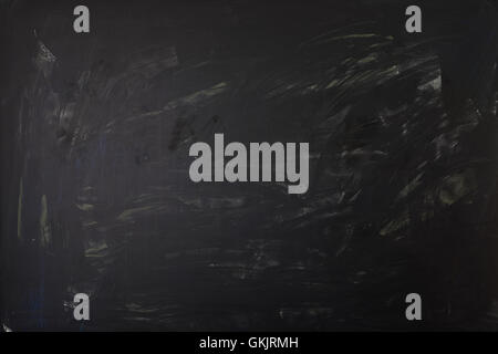 Clean chalk board surface - whiped out - medium toning for light or dark symbols and writing. Stock Photo