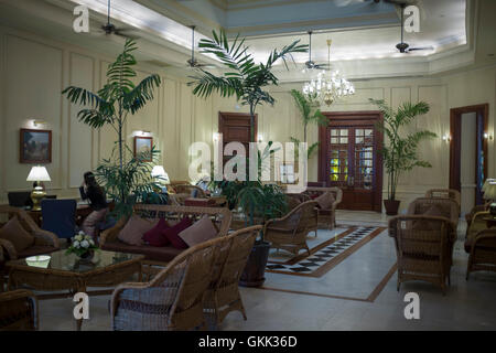 Strand Hotel Yangon Myanmar Stock Photo