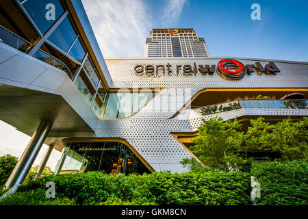 The exterior of the CentralWorld Mall, at Siam, in Bangkok, Thailand. Stock Photo