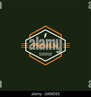 modern insignia vintage label Stock Vector