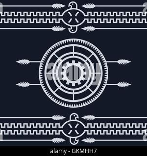 native ethnic art symbol Stock Vector
