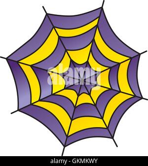 spider web art Stock Vector