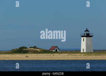 A photograph of Long Point Light Station in Provincetown, Massachusetts. Stock Photo