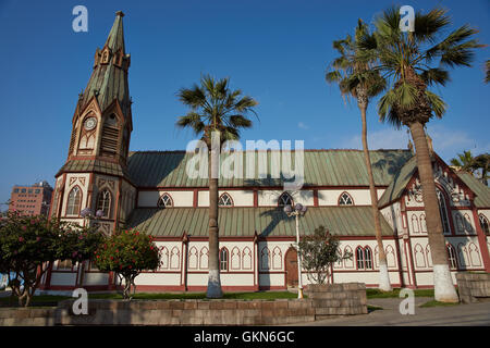 Historic Catedral de San Marcos in Arica, Northern Chile. Stock Photo