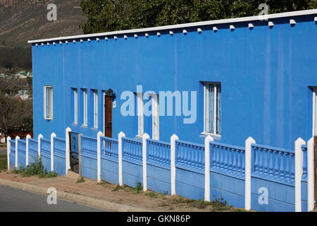 colourful house in small south african town Stock Photo