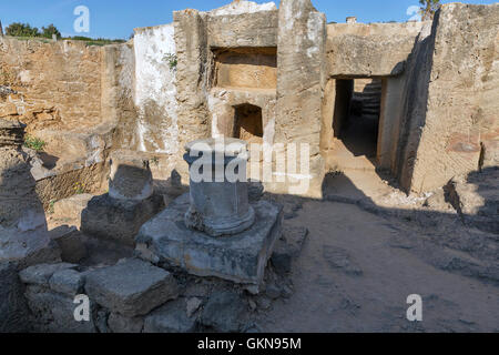 Tombs of the Kings archaeological museum in Paphos on Cyprus Stock Photo