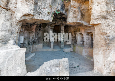 Tombs of the Kings archaeological museum in Paphos on Cyprus Stock Photo