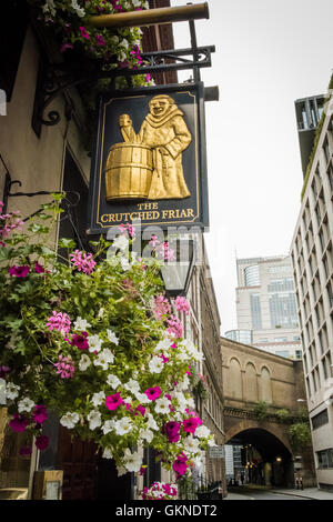 Friars Sign Sign for Crutched Friars street, London, England Stock Photo - Alamy