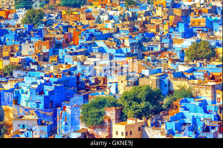 A view of Jodhpur, the Blue City of Rajasthan, India. City view City ...