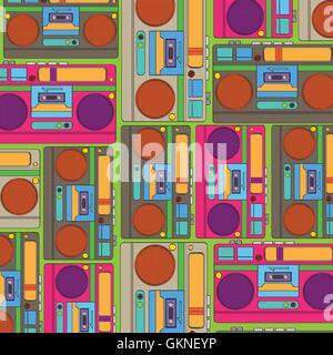 station music sound art game tournament play playing plays played composition colour graphic modern Stock Vector