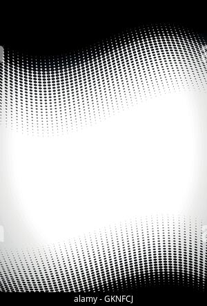 art graphic modern modernity black swarthy jetblack deep black steel illustration dots vertical Stock Vector