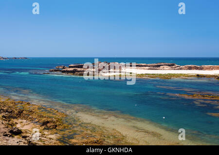 Castle on the rocky island, Essaouira, Morocco Stock Photo