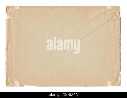 Old postal envelope Stock Photo