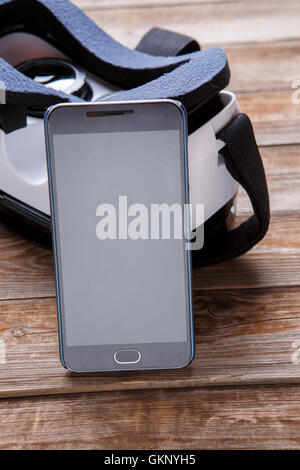 virtual vr glasses goggles headset Stock Photo