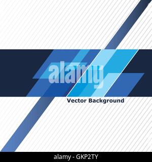 Blue Abstract Background for Business or Technology - Illustration Template in Freely Scalable and Editable Vector Format Stock Vector