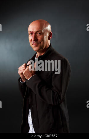 Edinburgh, UK. 21st August 2016. Edinburgh International Book Festival 9th Day. Edinburgh International Book Festival takes place in Charlotte Square Gardens. Edinburgh. Pictured Chris Brookmyre. Pako Mera/Alamy Live News Stock Photo