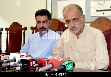 Raisani Tribe leader, Zahur Ahmed Raisani addresses to media persons ...