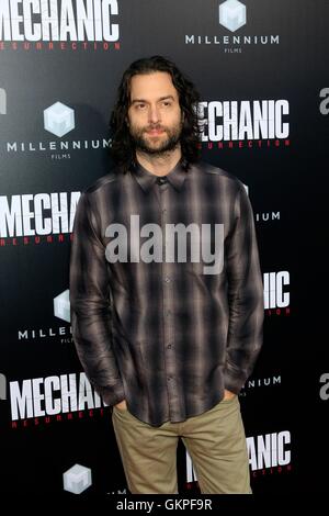 Los Angeles, CA, USA. 22nd Aug, 2016. Chris D'Elia at arrivals for MECHANIC: RESURRECTION Premiere, Arclight Cinemas Hollywood, Los Angeles, CA August 22, 2016. Credit:  Priscilla Grant/Everett Collection/Alamy Live News Stock Photo