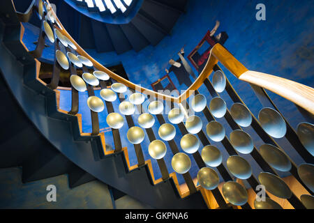 Staircase inside Magic Circle, London, United Kingdom Stock Photo