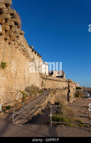 Walls of Saint-Malo, Ille-et-Vilaine, Britanny, France Stock Photo