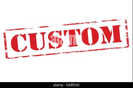 Custom Stock Vector