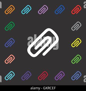 icon sign. Lots of colorful symbols for your design. Vector Stock Vector