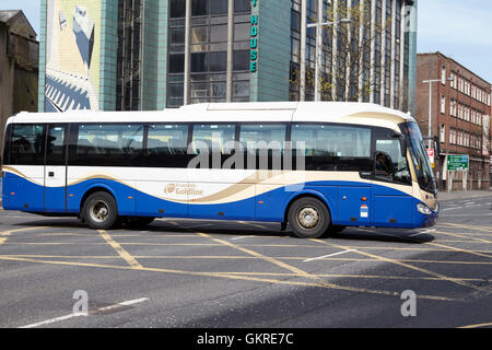 ulsterbus translink goldline coach service in belfast city centre Stock Photo