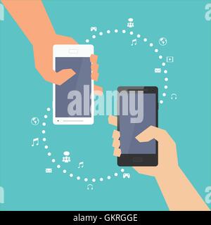 telephone phone cellphone mobile mobile phone communication technology android telephone phone blue Stock Vector